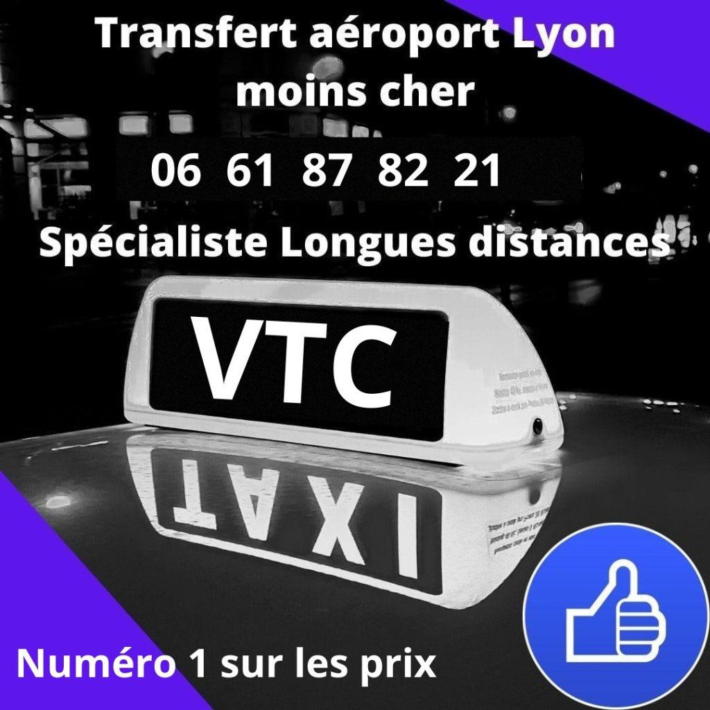 VTC – Transfert aéroport Lyon Saint-Exupéry avec chauffeur privé. 