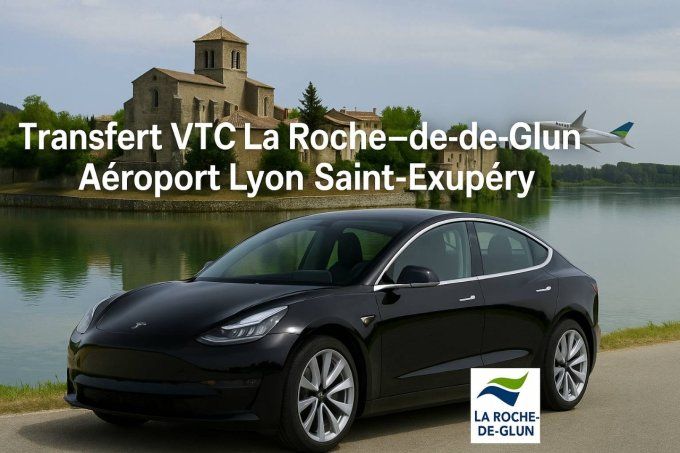 Transfert La Roche de Glun / Aéroport Lyon 139-90 TTC