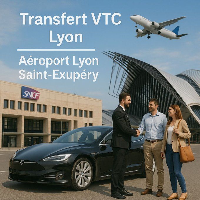 Transfert Romans sur Isere / Aéroport Lyon 149-90 TTC 