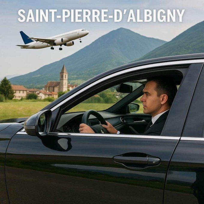 TRANSFERT VTC Saint Pierre d'Albigny / Aéroport Lyon 159-90 TTC