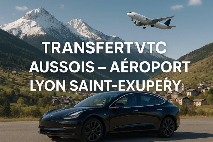 NAVETTE AUSSOIS / Aéroport Lyon 279-90 TTC