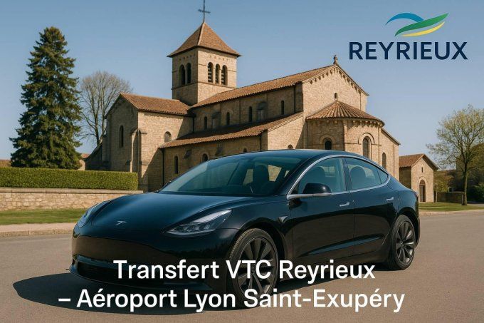 Transfert Reyrieux / Aéroport Lyon 59-90 TTC