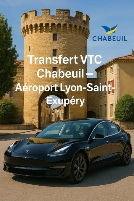 VTC Chabeuil / Aéroport Lyon 159-90 TTC
