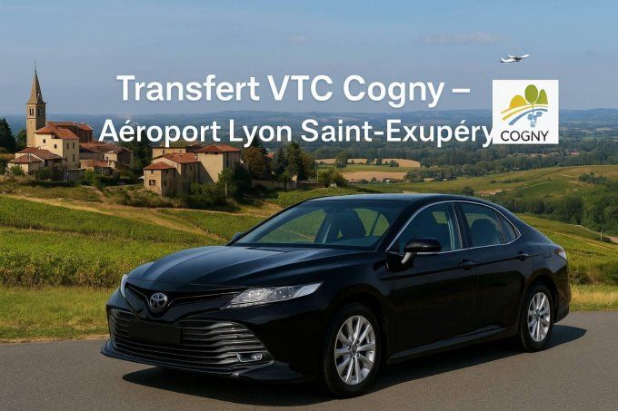 VTC / COGNY / AEROPORT LYON 89.90 TTC