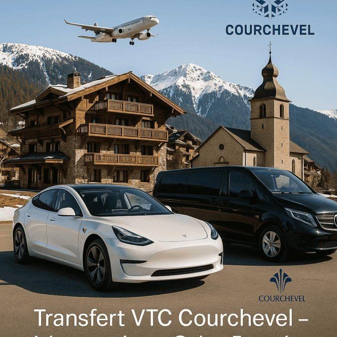 Transfert COURCHEVEL / Aéroport Lyon 259-90 TTC