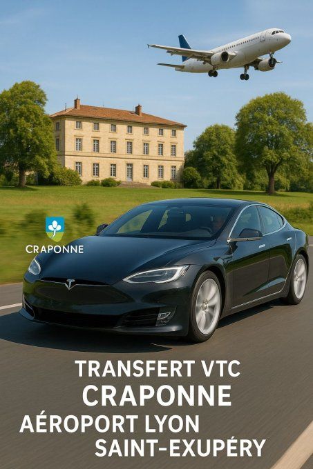 VTC / Craponne Aéroport 59.90 TTC