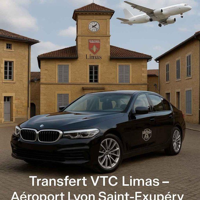 Transfert VTC LIMAS / Aéroport Lyon 89-90 TTC