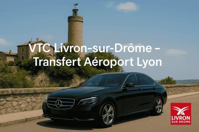 Transfert Livron sur drome / Aéroport Lyon 169-90 TTC