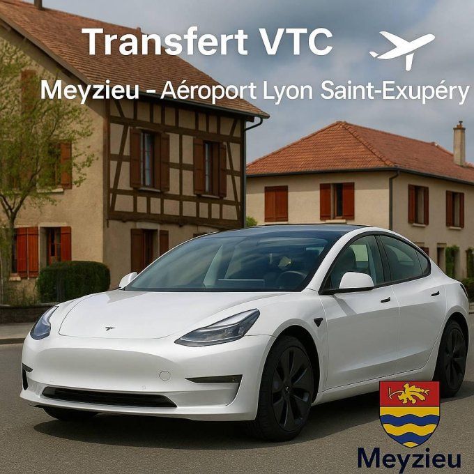 VTC / Meyzieu / AEROPORT LYON 29.99 TTC