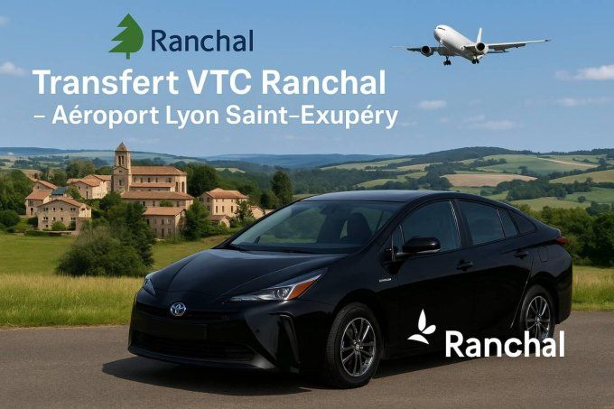 VTC / RANCHAL / AEROPORT LYON 139.90 TTC